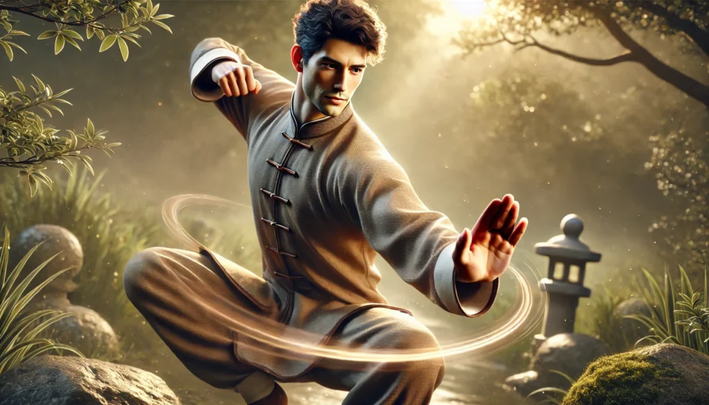 Voie du Dragon : homme kung fu, art martial